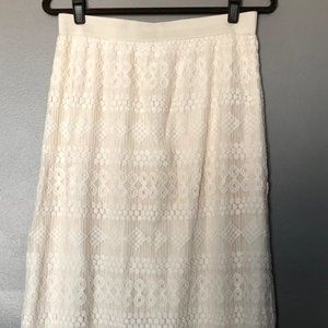 Long Lace Skirt